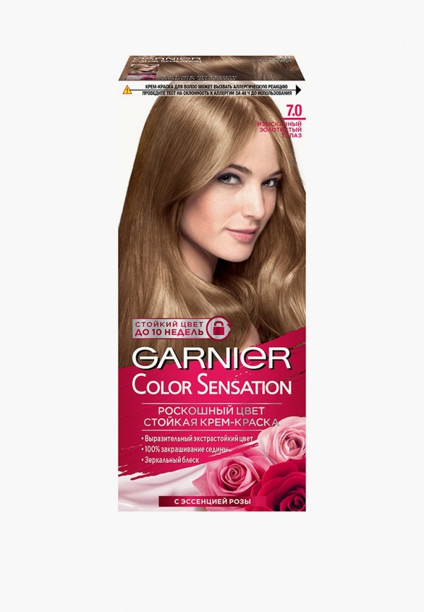 

Краска для волос Garnier, Коричневый, стойкая, с эссенцией розы