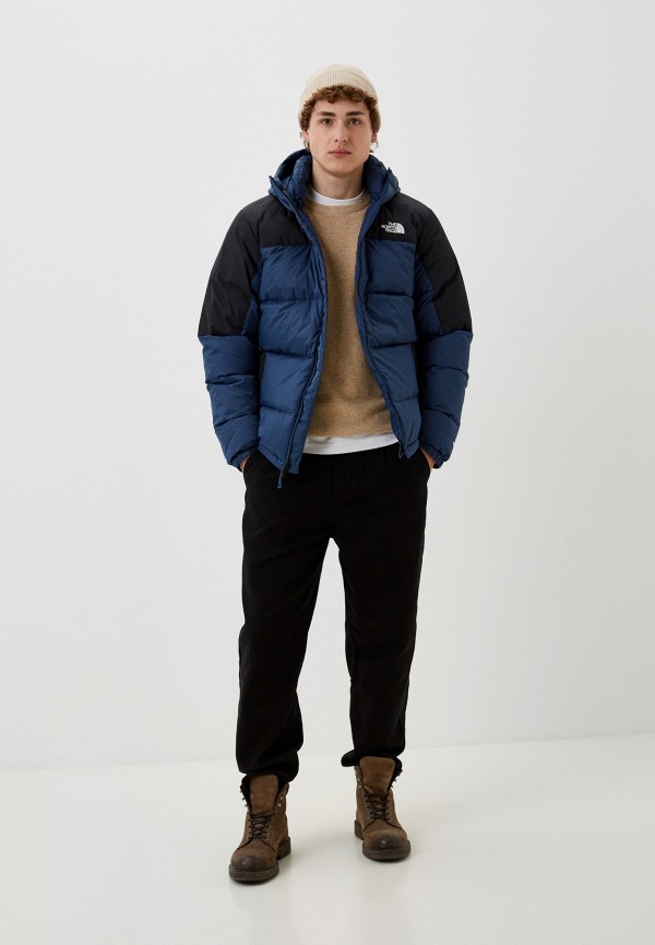Пуховик The North Face синий, размер 52, фото 2