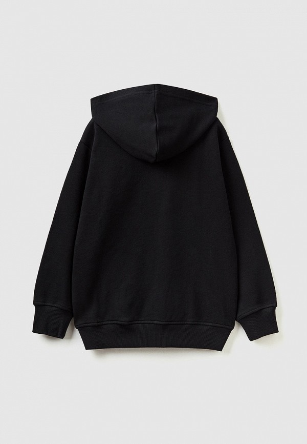 Толстовка United Colors of Benetton черный, размер 130, фото 2