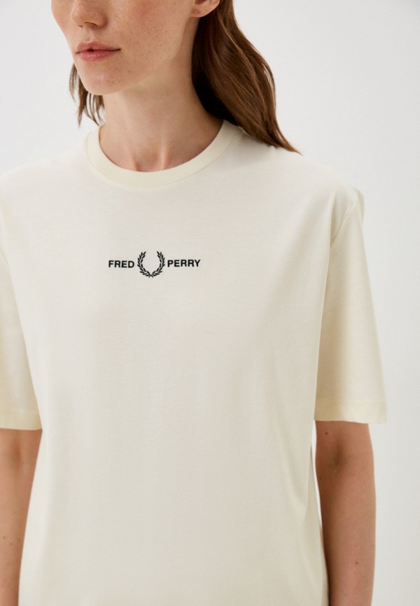 Футболка Fred Perry бежевый, размер 42, фото 3