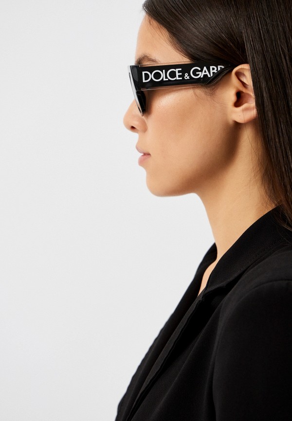 Очки солнцезащитные Dolce&Gabbana черный, размер 52, фото 8