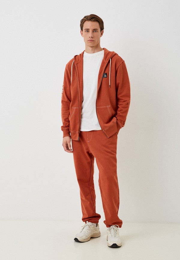 Толстовка Quiksilver оранжевый, размер 46, фото 2
