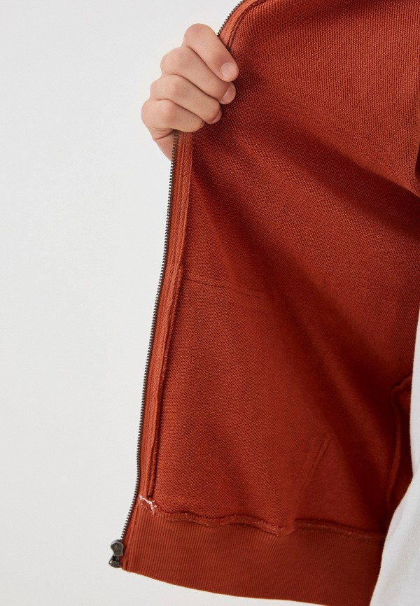 Толстовка Quiksilver оранжевый, размер 46, фото 4