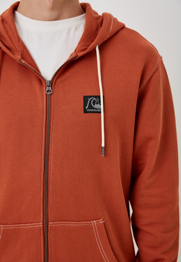Толстовка Quiksilver оранжевый, размер 46, фото 5