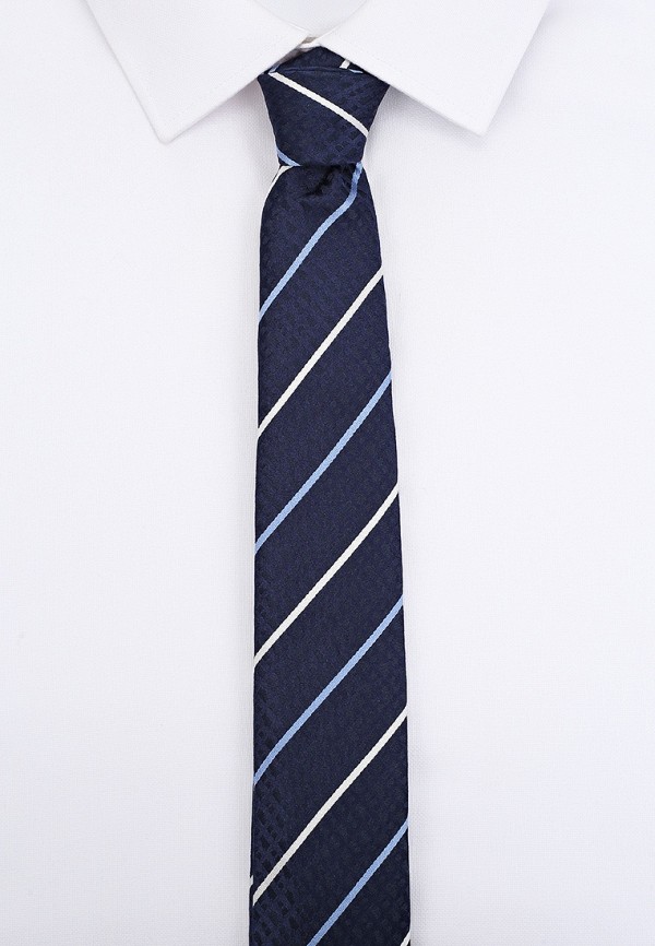 Галстук Boss синий, размер 00, фото 3