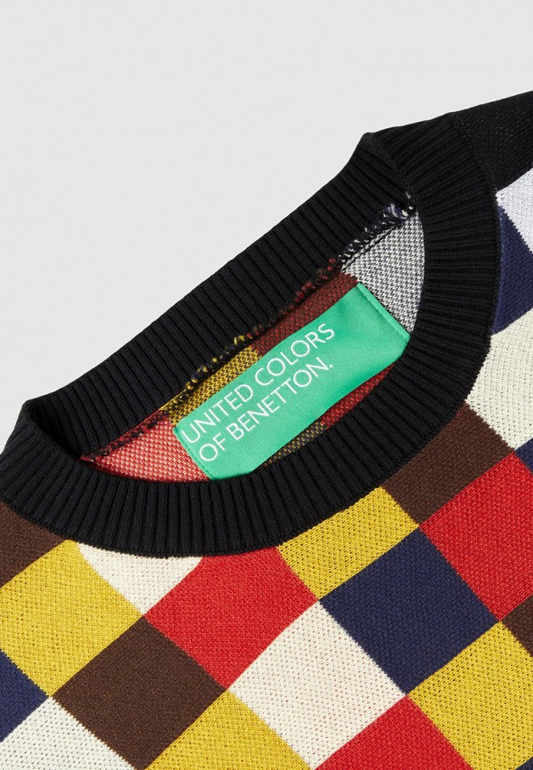 Джемпер United Colors of Benetton разноцветный, размер 52, фото 4