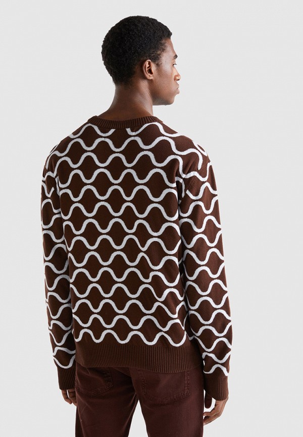 Джемпер United Colors of Benetton коричневый, размер 52, фото 3