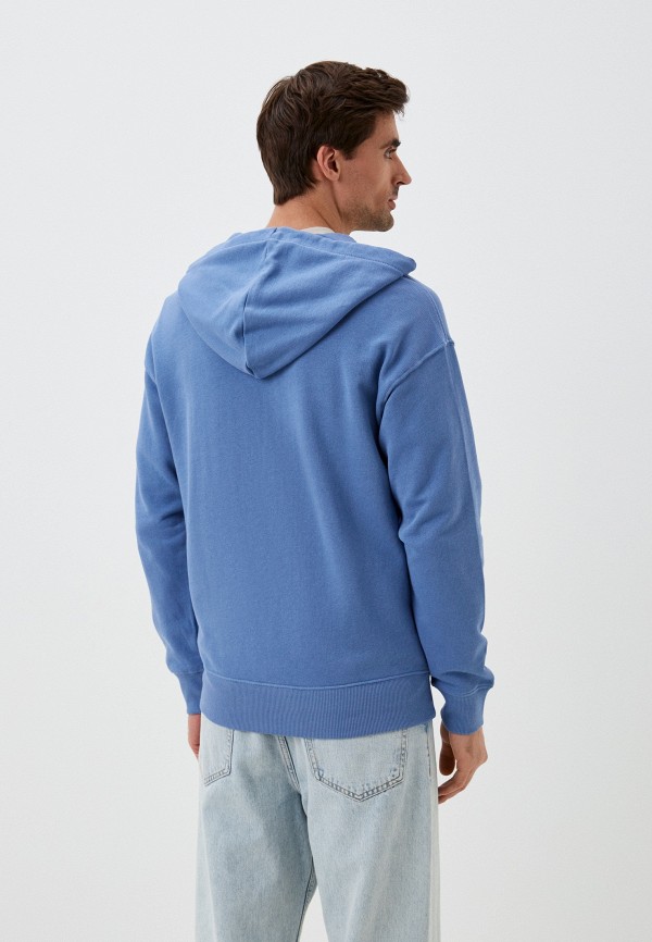 Толстовка United Colors of Benetton голубой, размер 46, фото 3