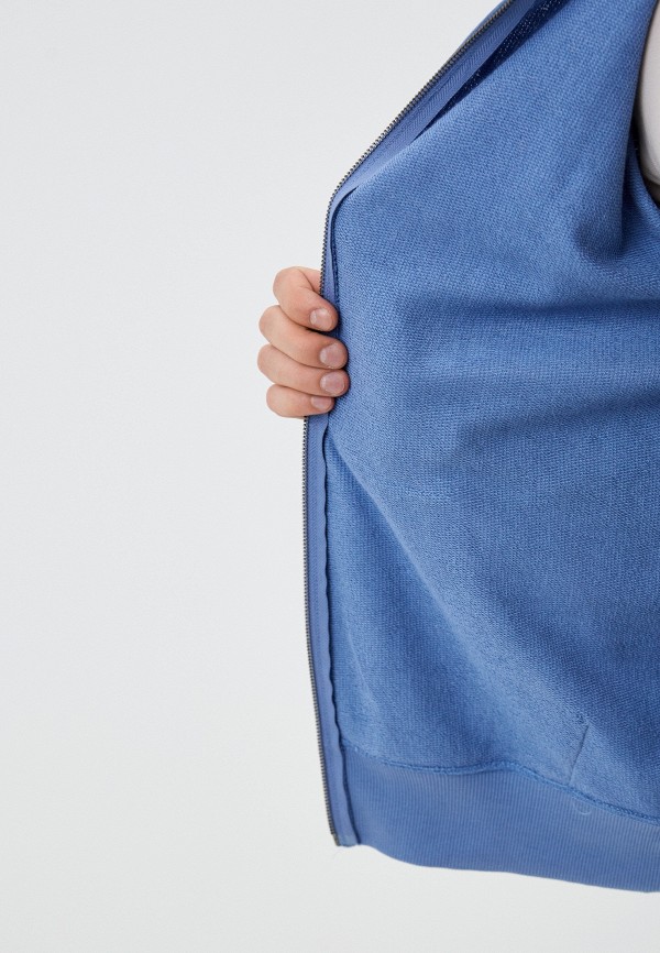 Толстовка United Colors of Benetton голубой, размер 46, фото 4