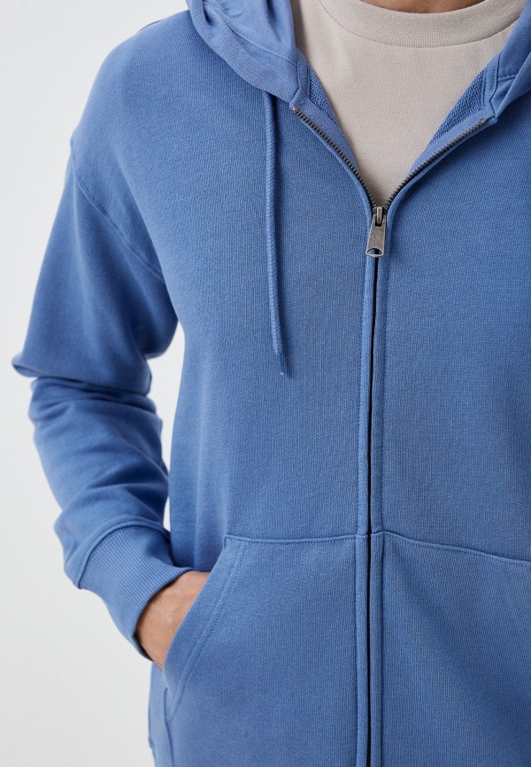 Толстовка United Colors of Benetton голубой, размер 46, фото 5