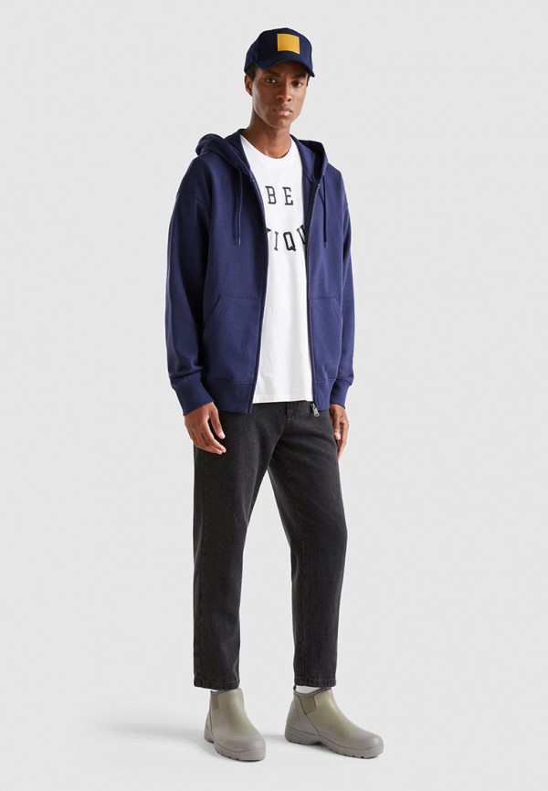 Толстовка United Colors of Benetton синий, размер 46, фото 2