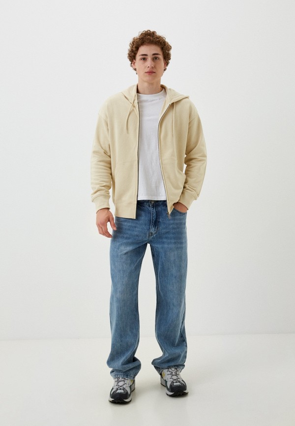 Толстовка United Colors of Benetton бежевый, размер 54, фото 2