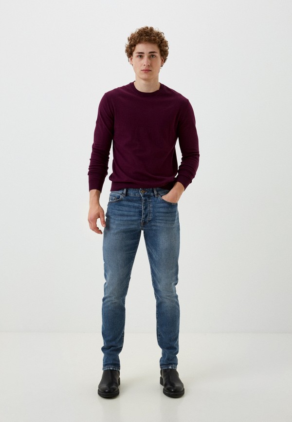 Джемпер United Colors of Benetton фиолетовый, размер 48, фото 2