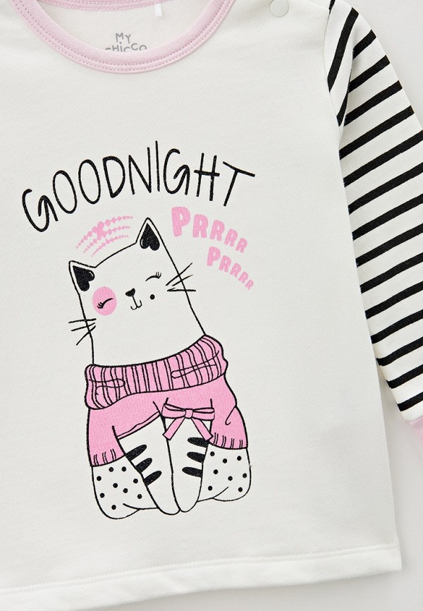 Пижама Chicco белый, размер 122, фото 3