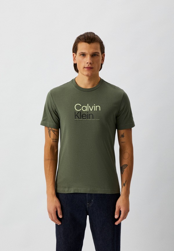 

Футболка Calvin Klein, Хаки