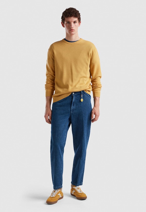 Джемпер United Colors of Benetton желтый, размер 44, фото 2