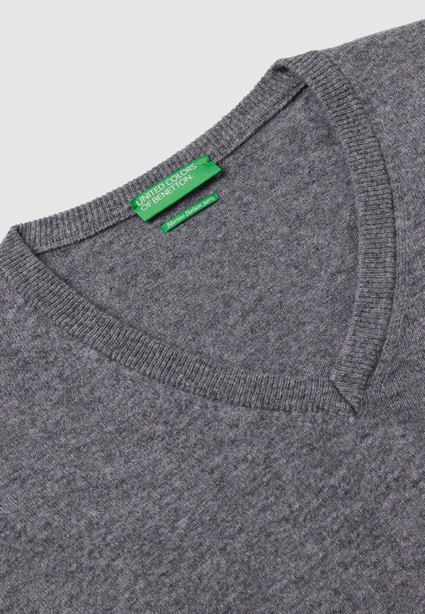 Пуловер United Colors of Benetton серый, размер 46, фото 4