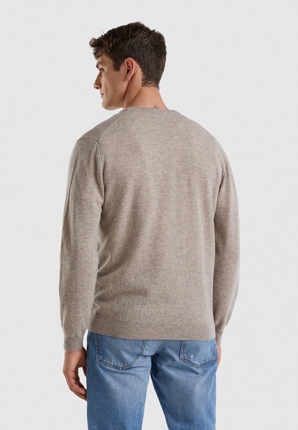 Пуловер United Colors of Benetton бежевый, размер 50, фото 3