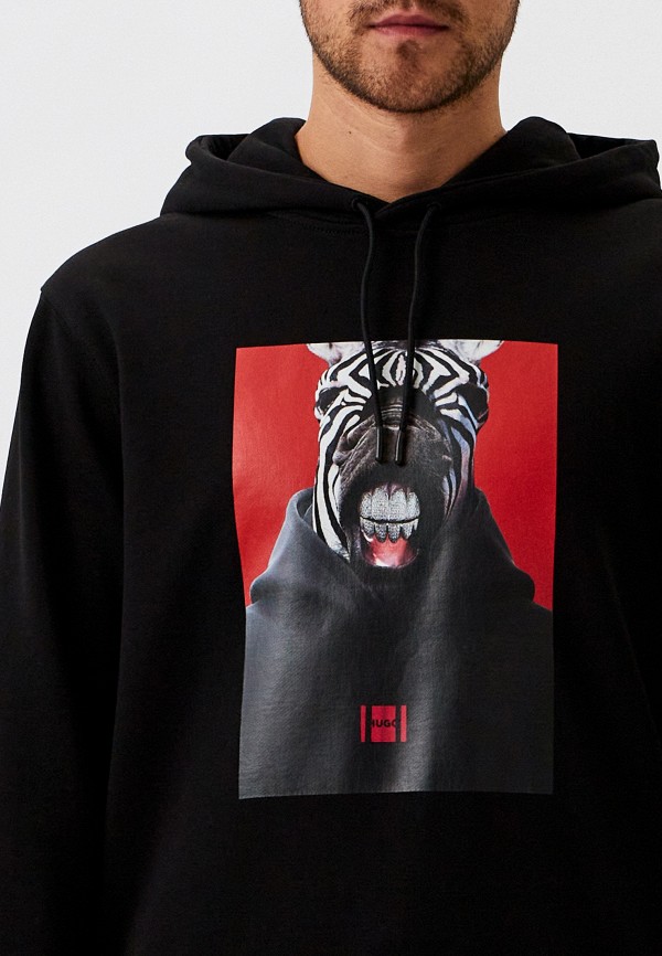 Худи Hugo черный, размер 44, фото 4