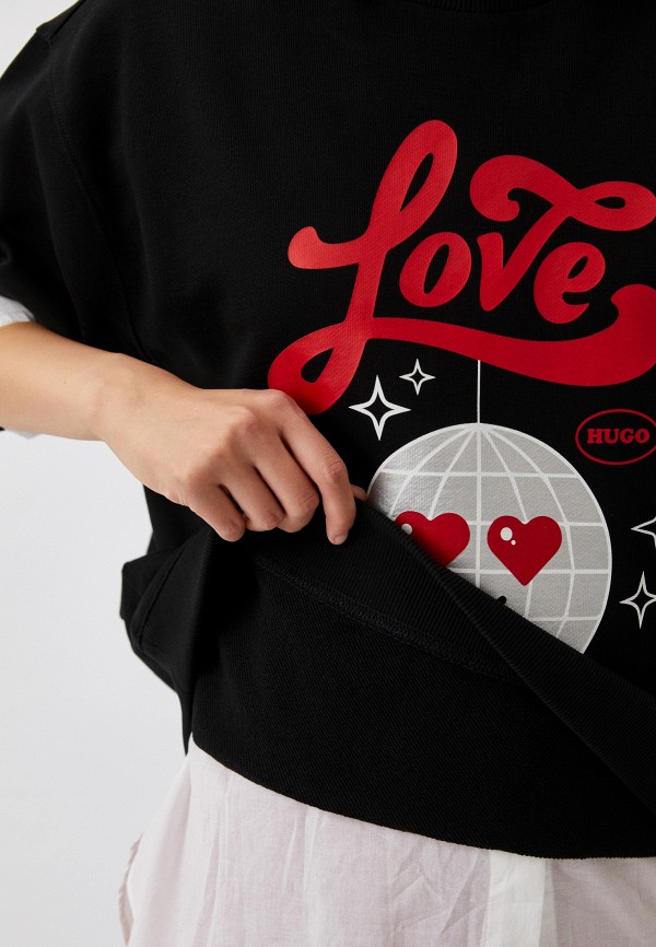 Свитшот Hugo черный, размер 44, фото 5