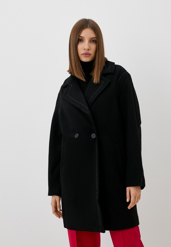 Пальто Desigual черного цвета