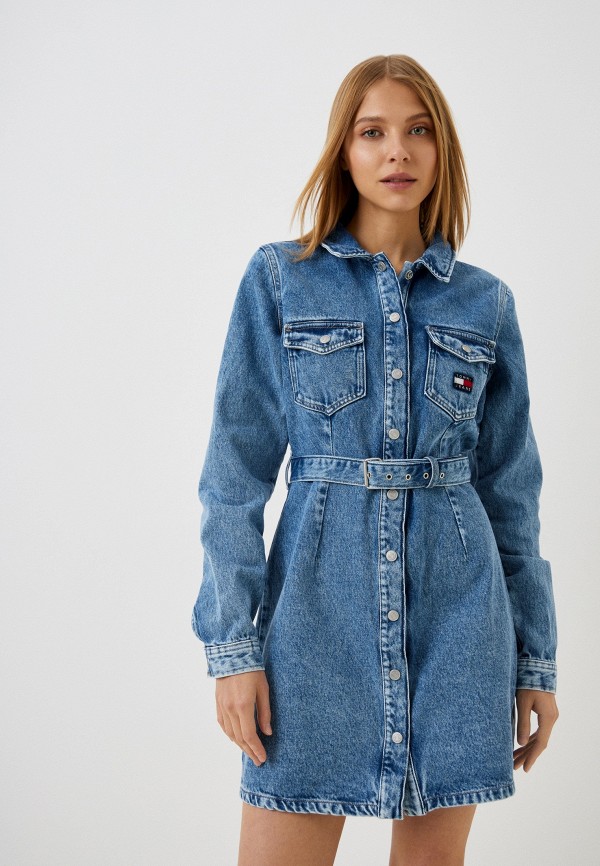 

Платье джинсовое Tommy Jeans, Голубой