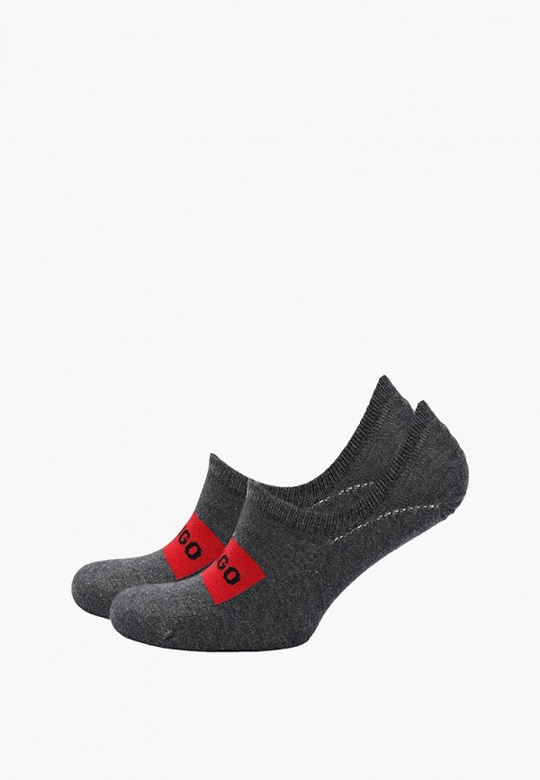 

Носки 2 пары Hugo, Серый, 2P LOWCUT LABEL COL