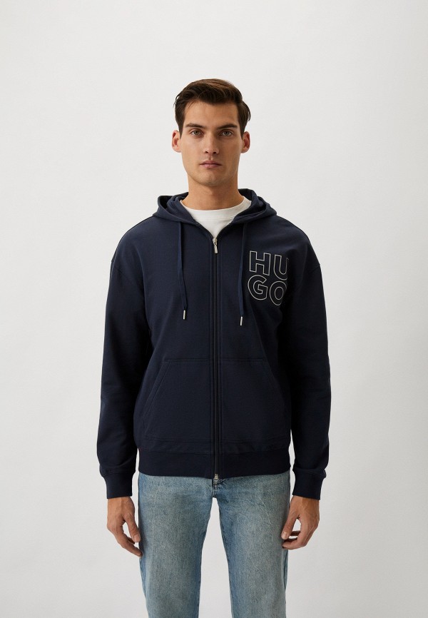 

Толстовка домашняя Hugo, Синий, Stacked Jacket Hood