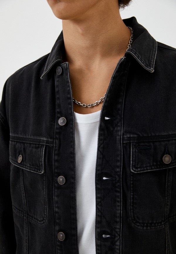 Куртка джинсовая Diesel черный, размер 48, фото 4