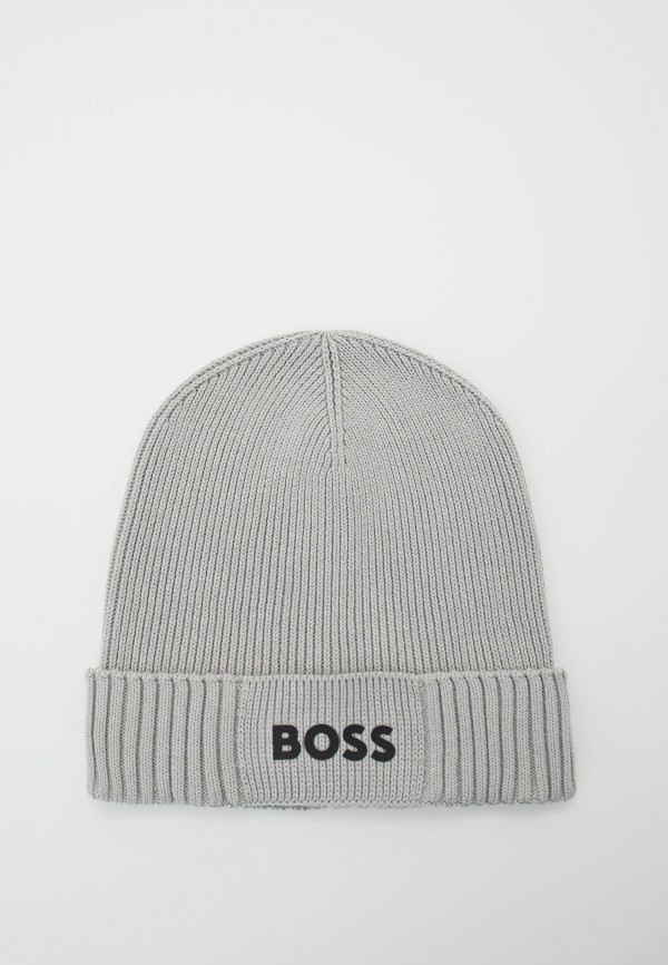 

Шапка Boss, Серый, Asic_Beanie-X
