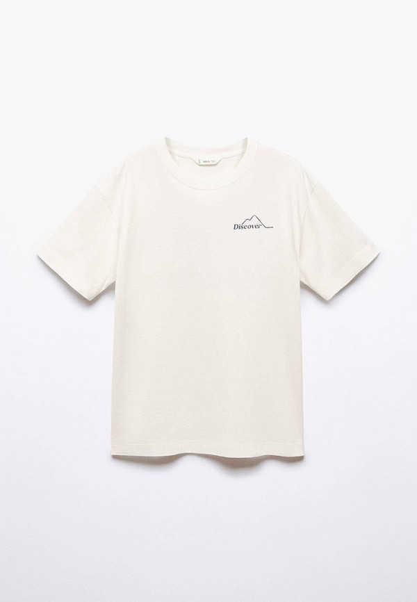 

Футболка Mango Kids, Белый, WANDER