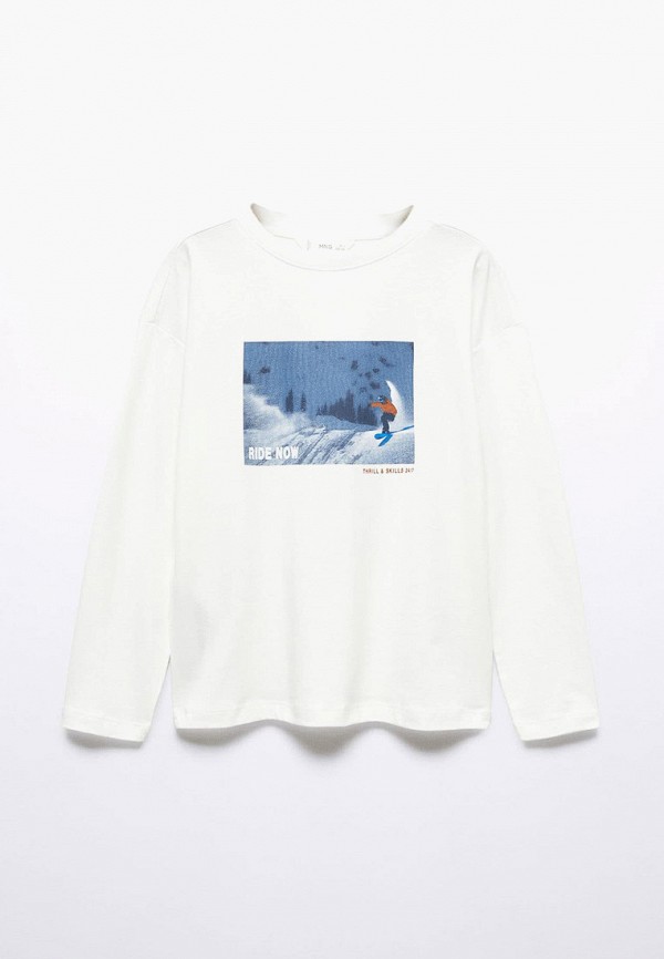 

Футболка Mango Kids, Белый, THRILL