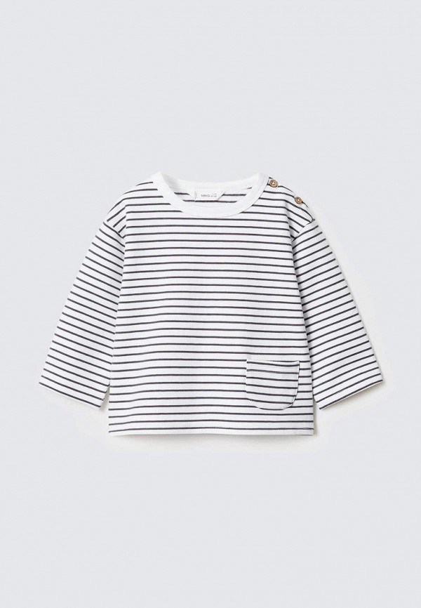 

Лонгслив Mango Kids, Белый, STRIPE