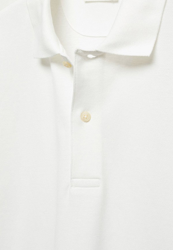 Поло Mango Kids белый, размер 168, фото 2