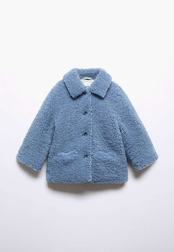 

Шуба Mango Kids, Голубой, BLEUB