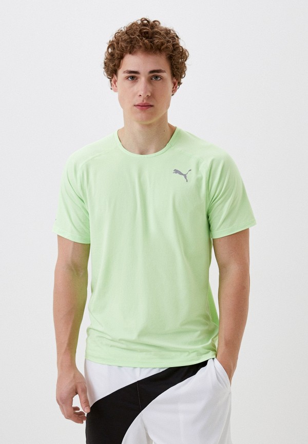 

Футболка спортивная PUMA, Зеленый, RUN CLOUDSPUN SS TEE