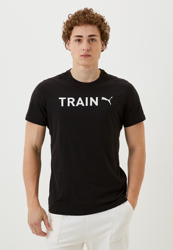 

Футболка спортивная PUMA, Черный, Men s Graphic Tee Train Puma