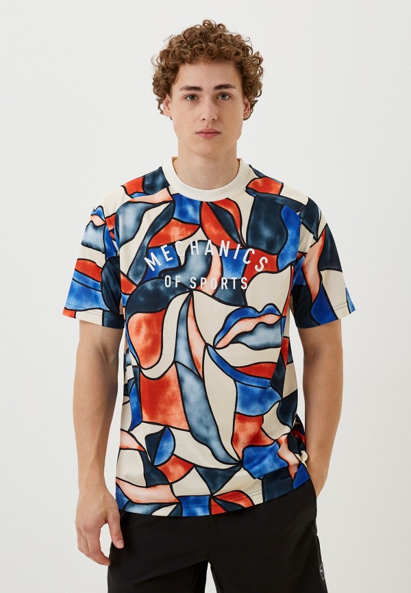 

Футболка PUMA, Разноцветный, Track Meet AOP Active Tee