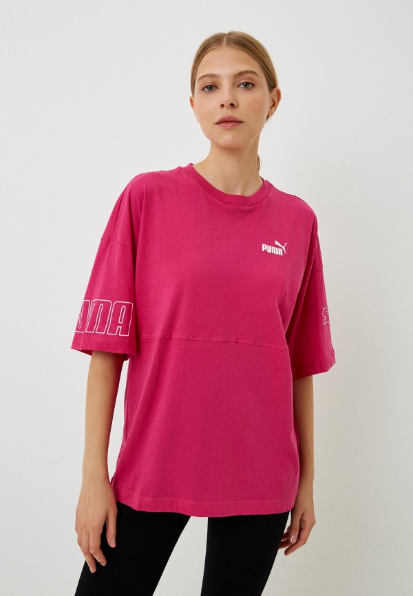 

Футболка PUMA, Фуксия, PUMA POWER Colorblock Tee