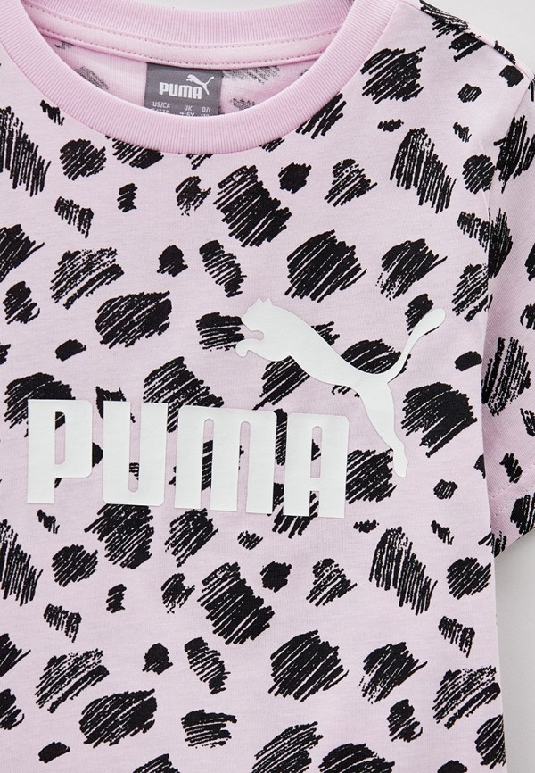 Футболка PUMA розовый, размер 128, фото 3