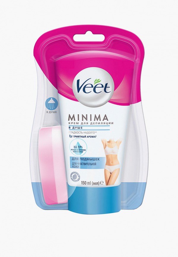 

Крем для депиляции Veet, Прозрачный, SPA в душе для чувствительной кожи, 150 мл