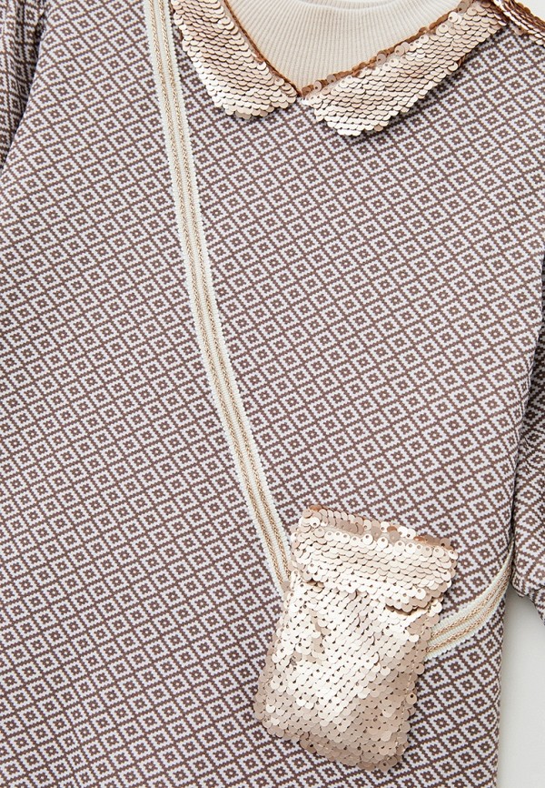 Платье Choupette бежевый, размер 104, фото 3