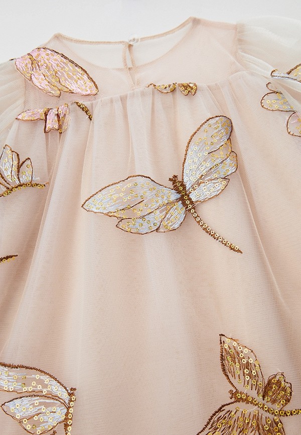 Платье Choupette бежевый, размер 122, фото 3