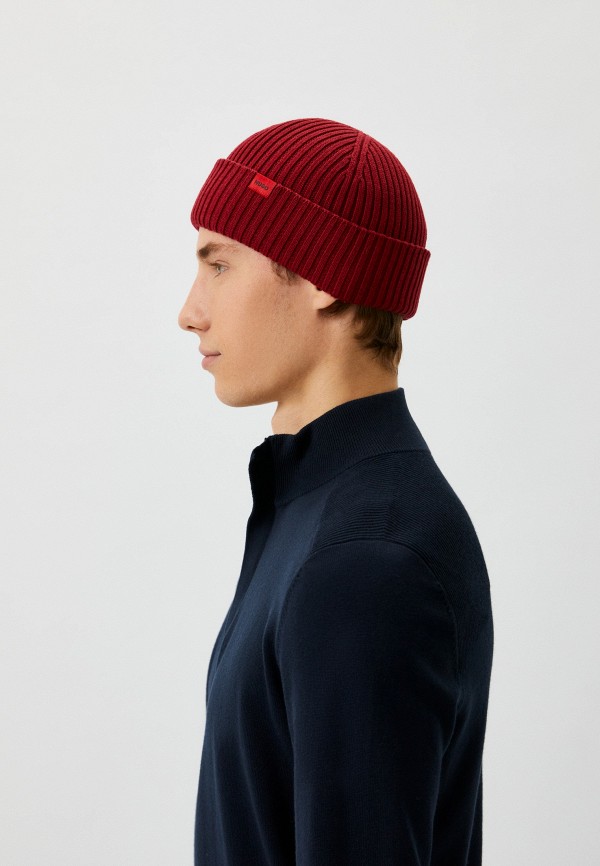 Шапка Hugo бордовый, размер 00, фото 5