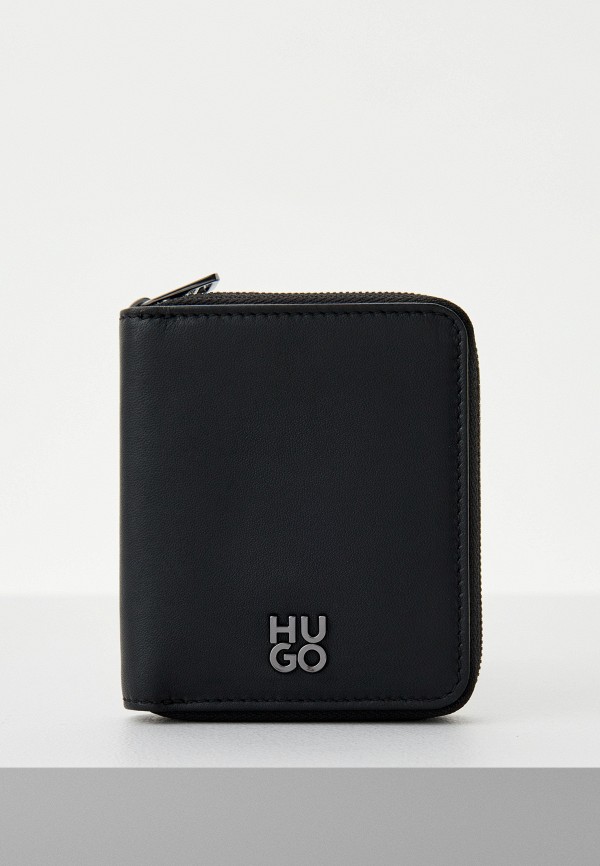 

Кошелек Hugo, Черный, HUGO stacked_Zip ar