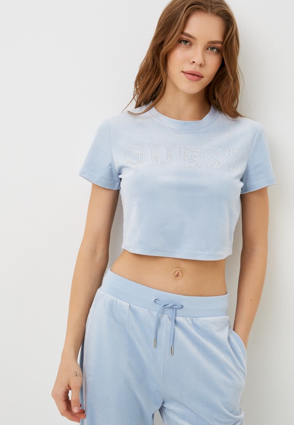 

Футболка Guess, Голубой, COUTURE