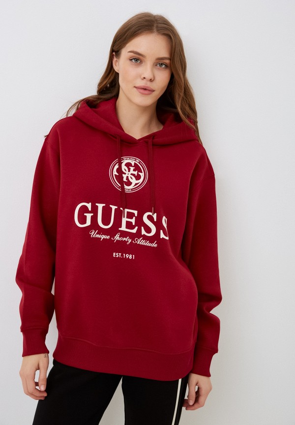 

Худи Guess, Бордовый, ALLEGRA