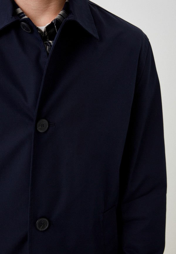 Плащ United Colors of Benetton синий, размер 48, фото 5