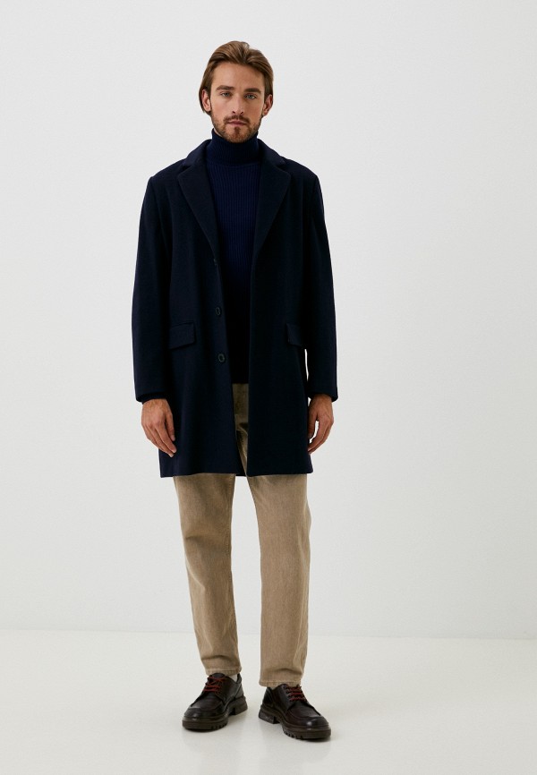 Пальто United Colors of Benetton синий, размер 54, фото 2