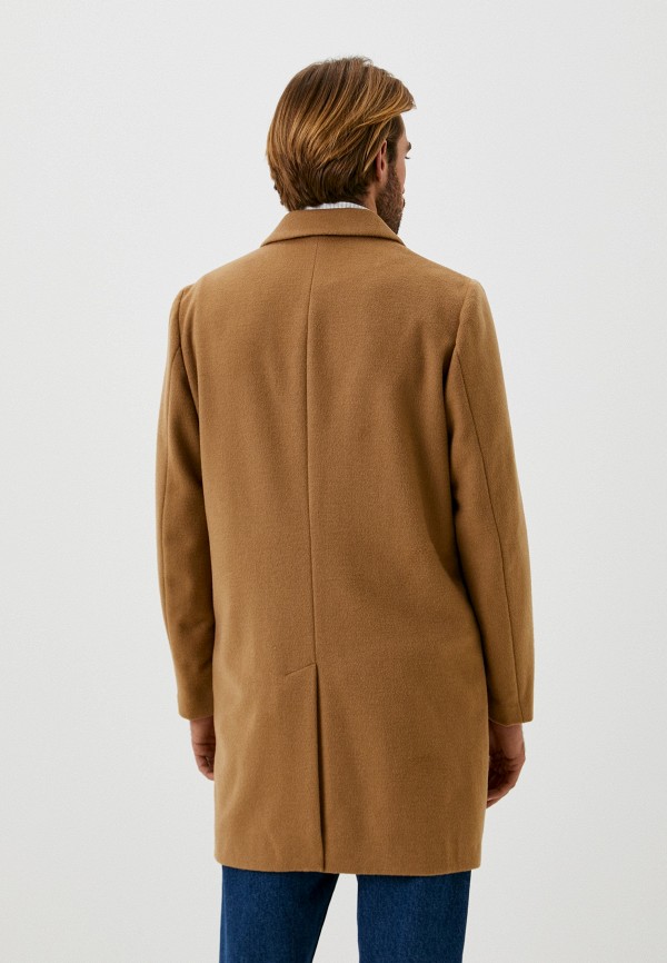 Пальто United Colors of Benetton коричневый, размер 52, фото 3